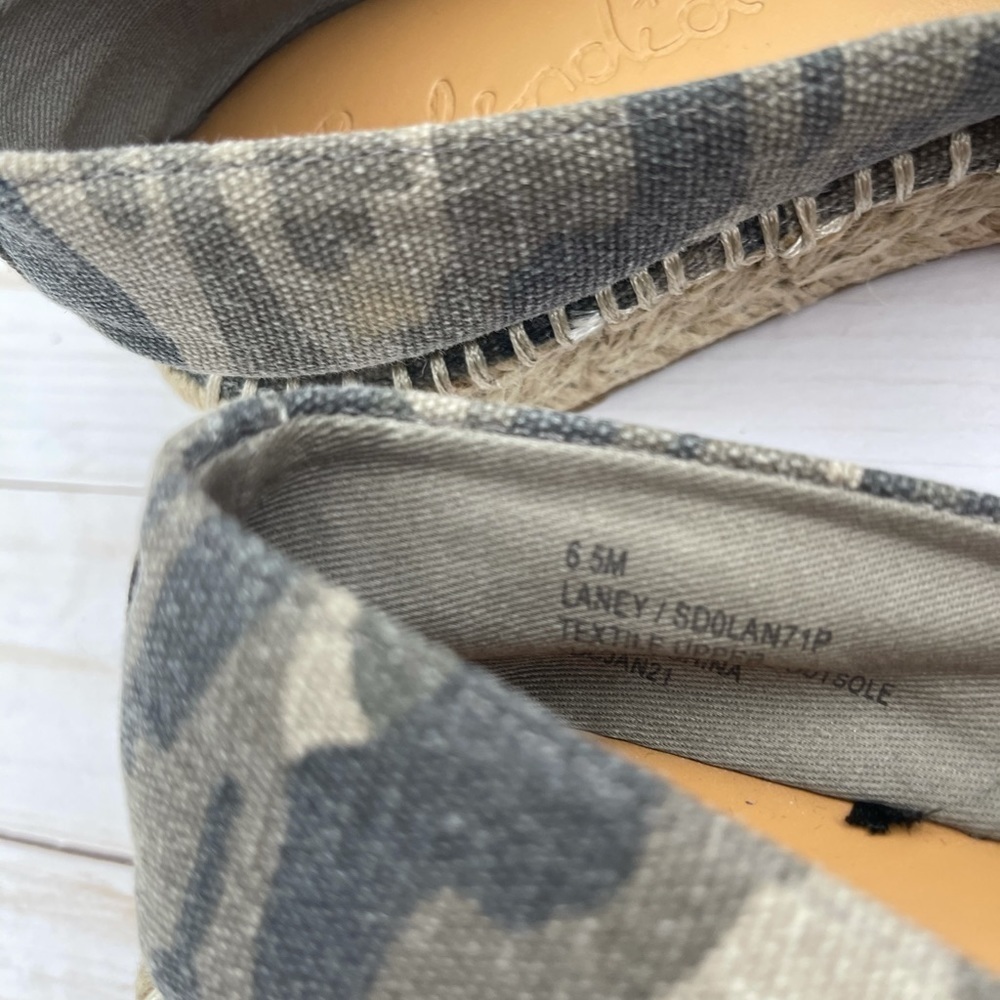 Splendid Laney Womens 6.5 Camo Platform Espadrille - Picture 8 of 8
